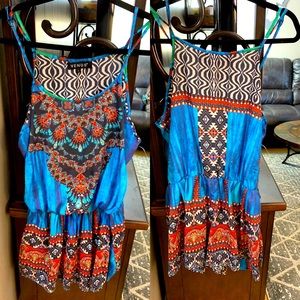 Venus multicolor romper (L) new never worn